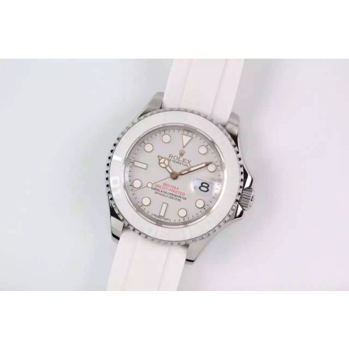Replica Swiss Rolex Baymax Yacht-Master Full White Automatic Unisex Watch